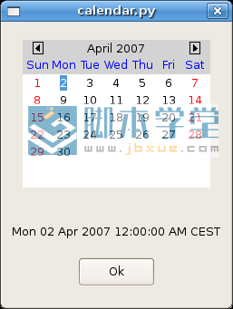 wxpython߼calendarctrl